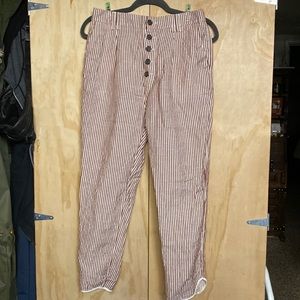 Chloe Stora women stripped pants, size 36EU and 6US